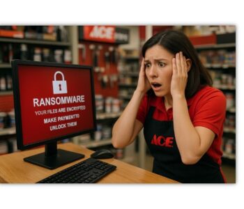 Computer impacted by ransomware
