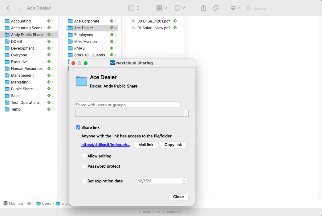 Sharing Large Files Dilse It
